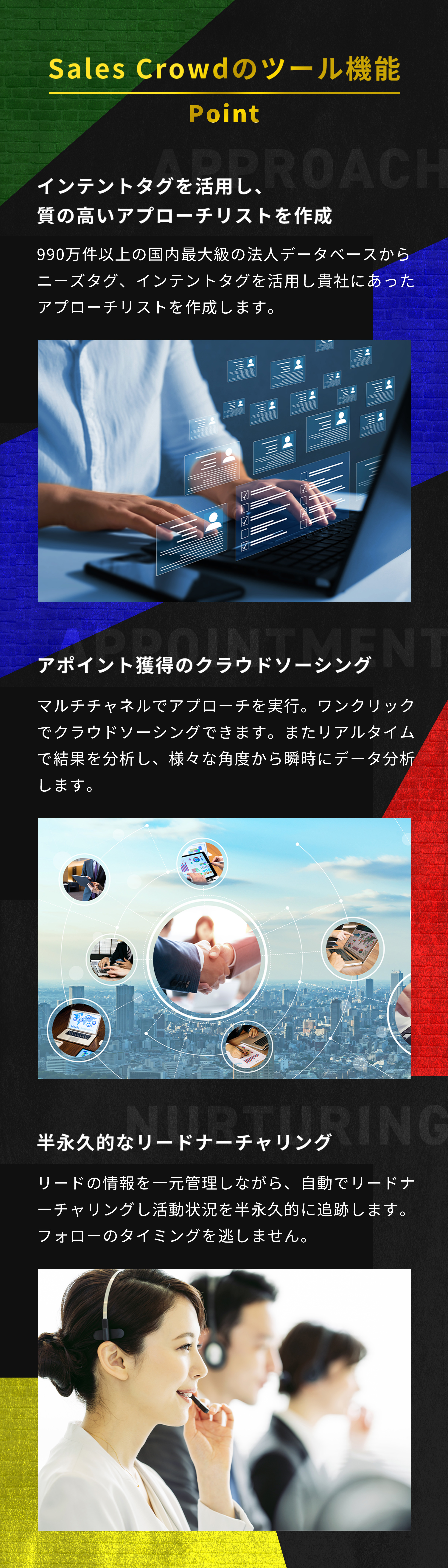 Sales Ceowdのツール機能