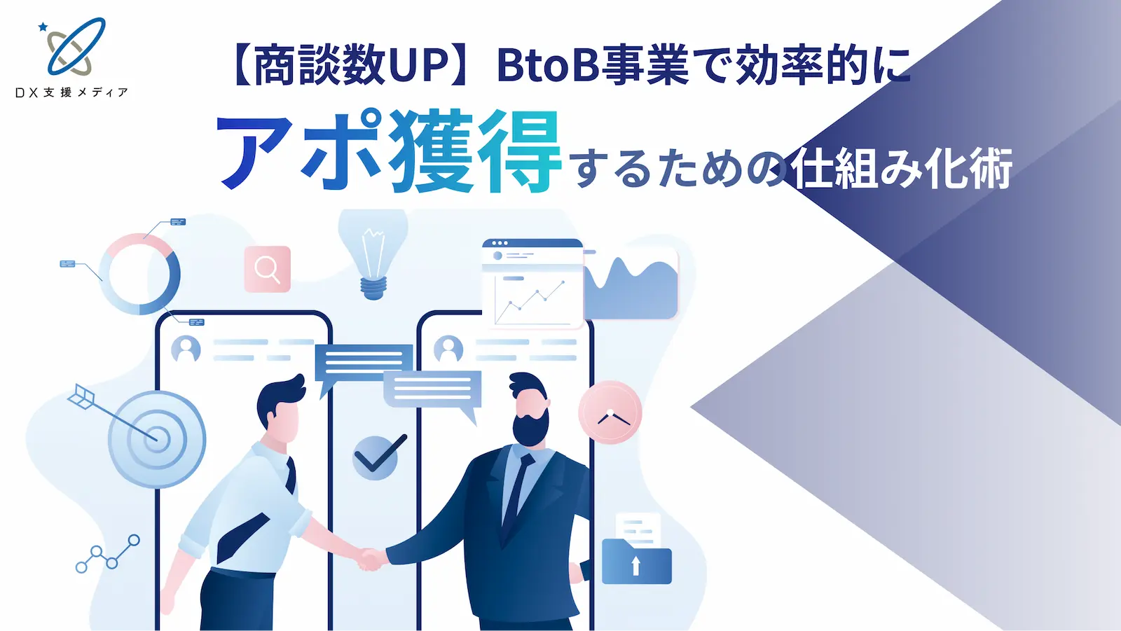 【商談数UP】BtoB事業で効率的にアポ獲得するための仕組み化術