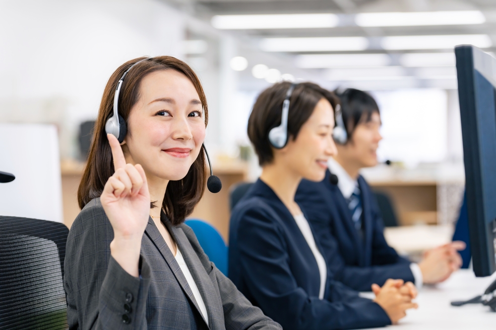 コールセンターで働く人々